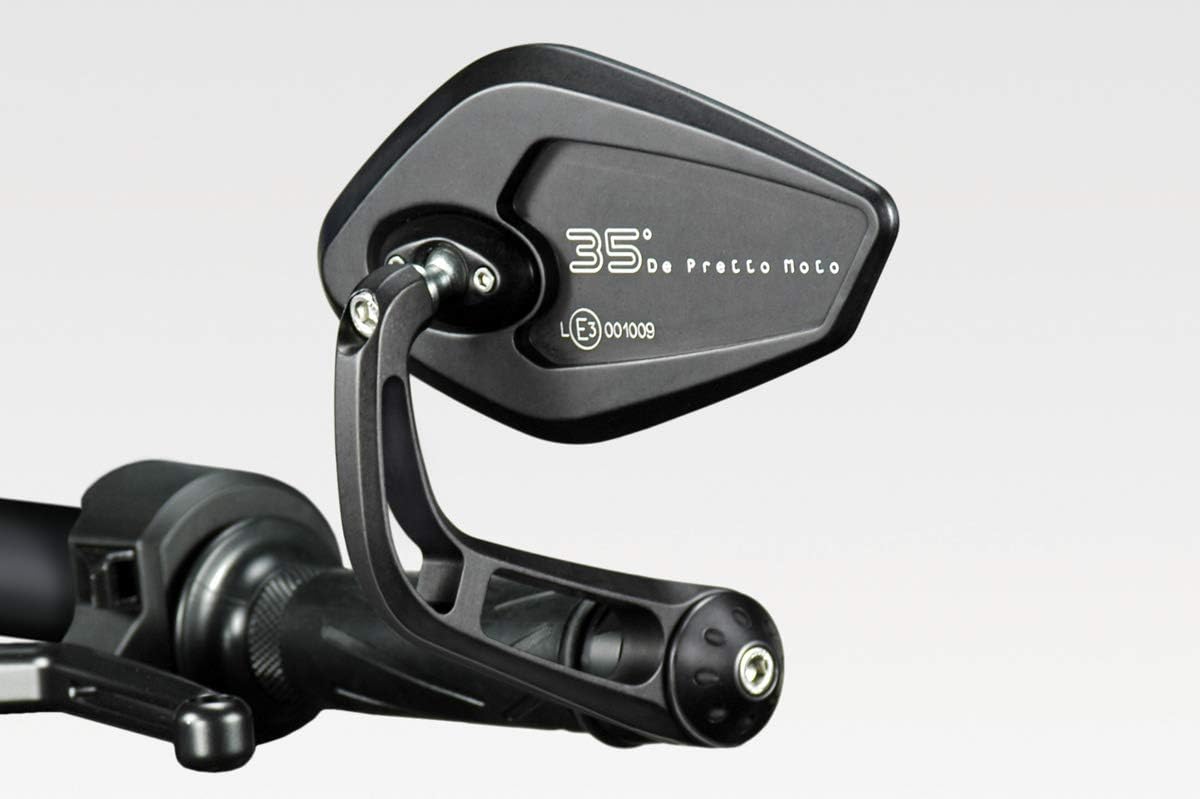 MT 09 FZ09 2017/20 - Kit Rearview Mirrors 'Revenge' SS (R-0852) - Homologated - Rear Side Lateral View Reflector - Aluminum - De Pretto Moto Accessories (DPM Race) - 100% Made in Italy