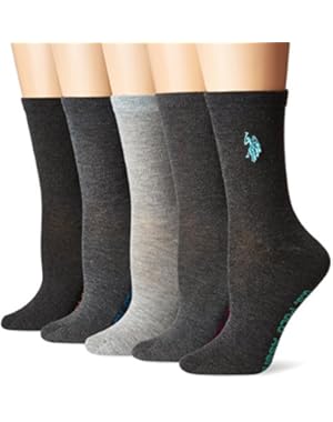 Women's 5 Pack Dress Socks, Multi, 9-11