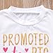 Gaono 2018 Baby Girl Clothes Outfit Big Sister Letter Print T-shirt Top Blouse Shirts (White, 2-3 Years)