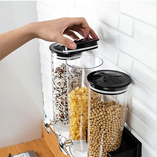Dry Food Dispenser Container Wall Mount Cereal Dispenser Candy Wall Mount Dispenser for Oatmeal