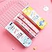 8 Colors,Large Capacity Cute Milk Carton Pencil Cases Box Cosmetic Bag with Zipper by Warmword (Yellow)