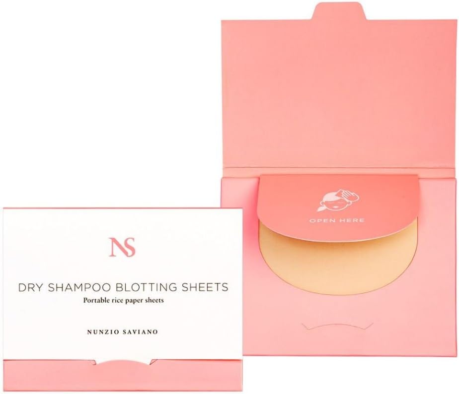 Nunzio Saviano Dry Shampoo Blotting Sheets Portable Hair Dry Shampoo