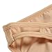 Ekouaer String Bikini Ladies Briefs Comfortable Underwear Knickers,Black/White/Beige(3 Pack),Large