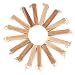 Moth Protection, ISUDA Natural Fresh Camphor Wood Root Aromatic Non-toxic Clothes Protector and Moth Repellent Wood Mothball for Closet and Drawer Storage Accessories -16 Pack