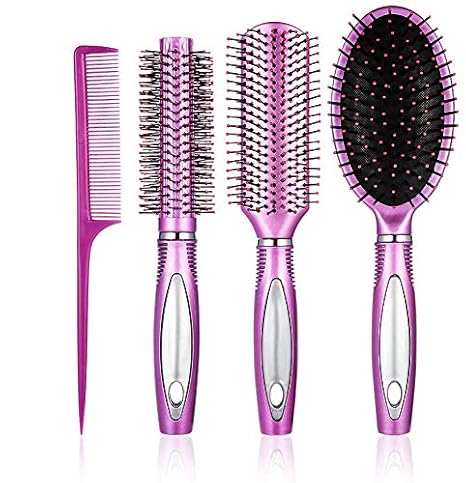 Daricowathx Hair Brush Set Detangling Brush Paddle Brush Round