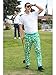 Tipsy Elves Green Bogey Banana Golf Pants for Men Size Large