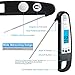 GDEALER Meat Thermometer Digital Cooking Thermometer Electronic Instant Read Thermometer Food Thermometer with Blue Backlit LCD Display,Foldable Long Probe for Kitchen Grill,Smoker,BBQ,Milk,Candy