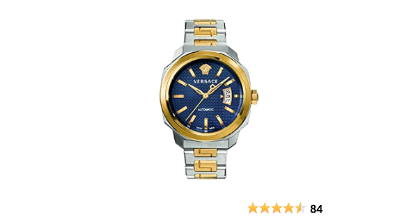 Versace Men's 'Dylos' Automatic Stainless Steel Casual Watch, Color:Two  Tone (Model: VAG030016), blue, Quartz Movement : Amazon.com.au: Clothing,  Shoes \u0026 Accessories