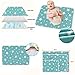 MBJERRY Infant Waterproof Urine Mat Cover Burp Changing Pad Protector Breathable for Baby Boys Girls (L, Fantasy Stars)