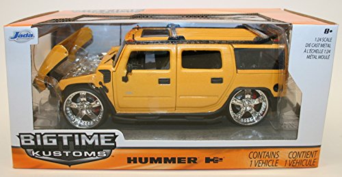 Hummer H2 JUST TRUCKS 1/24 Yellow - Jada Toys Diecast