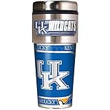 NCAA Kentucky Wildcats Metallic Travel Tumbler,  16-Ounce