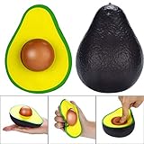 WFFO Slow Rising Squishy Toy, Squishies Simulated Avocado Slow Rising Cream Scented Squeeze Stress Relief Toys for Kids Party Toys Stress Reliever Toy (Colorful)