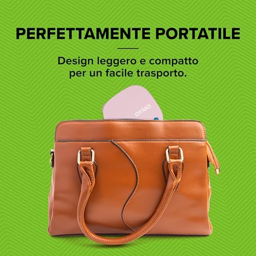 LetraTag 200B kit per etichettatrice rosa con Bluetooth | etichettatore compatta si connette a iOS e Android tramite tecnologia wireless Bluetooth | Include 3 rotoli di etichette assortite