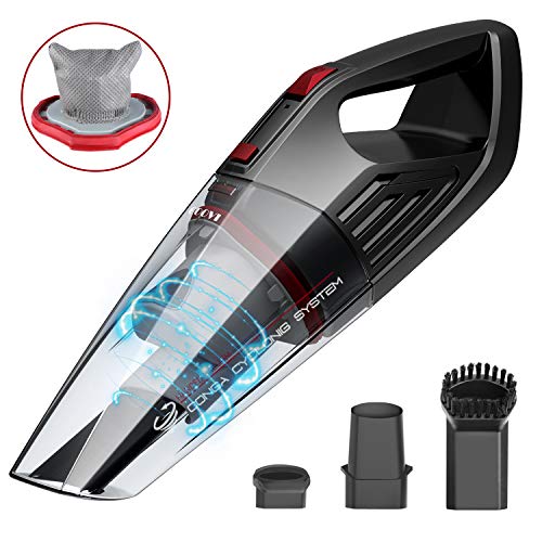 Handheld Vacuum,GOOVI Hand Vacuum Cordless with Rechargeable Quick