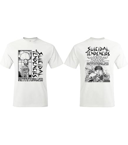 Suicidal Tendencies Official FlipSkull T-Shirt + Sticker Black