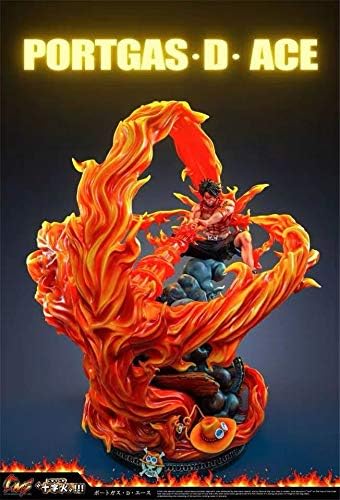 Amazon 在庫処分 値段交渉受け ワンピース 十字火 エース フィギュア 海外 樹脂製 Gk完成品 Dmsガレージキット フィギュア ドール 通販