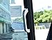 Interior Matte Chrome Aluminum Alloy A Pillar Grab Handle Trim Accessories for Land Rover Defender 110 for Landrover Defender 90 Door Grab Handle