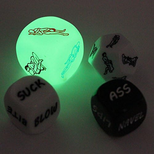 CARBAYSTAR 4Set Funny Sex Dice Love adult Dice for Bachelor Party Couple Gift mysterious gift between lovers 4pcs/lot (Style 10)