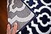 3028 Navy Moroccan Trellis 5'2x7'2 Area Rug Carpet Large New