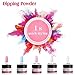 Makartt All-Inclusive Dipping Powder Starter Kit with Acrylic Powder and Gel Resin, Easy to Use French Dip Powders Nail Color System UV/LED Light Free Odorless P-06