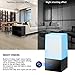 Hidden Camera Wireless Spy Camera Night Light Secret Covert WiFi Nanny Cam HD 1080P Video Recorder Desk Color LED Lamp Live Stream via Android, iPhone APP
