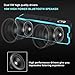 Bluetooth Speakers, CTLpower Wireless Portable Waterproof Speaker with 10W Stereo Sound Dual-Driver for iPhone, Phones, iPad and Tablet (Blue)
