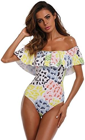 Hallegave Women's Fashion swimwear sexy bikini Halter Straps Swimsuits Bathing Suit,Yellow,Xlarge
