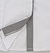 URBANFIND Women's Plaid Patched Slim Button T Shirts US Size L White