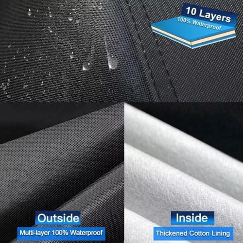 Holthly SUV Car Cover Fit for Range Rover Sport (2013-2026) 10 Layers Full Tarpaulin 100% Waterproof Dust Wind Rain UV Protection