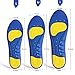 GAOAG Shock-absorptation Breathable insole Orthotics GEL Sports Comfort Shoes insole Neutral Arch Replacement Shoe Insole/Insert Us Men (7-10) Women's (8-11.5)