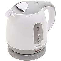 ヒロ・コーポレーション 電気ケトル 1.0L コンパクト グレー/ピンク/ブラック