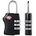 XCSOURCE 2pcs 3 Digit Combination Safe Travel Luggage Suitcase Code Lock (Black) HS206