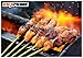Best Marshmallow Roasting Sticks With 40 Thick Bamboo Barbecue Shrimp Bbq Kabob Shish Kebab Smores Skewers 15