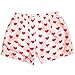 White Silk Heart Boxers 2.0 by Royal Silk - Love You Valentine Special - Men's
