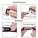 GEAK Bands for Fitbit Charge 2, Adjustable Sports Wrist Bands for Fitbit Charge 2, Small Plum
