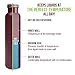 Seven Fifty Burgundy Vacuum-Insulated Stainless Steel Wine Growler - 750 mL Capacity