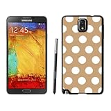 Armor Protective Case for Galaxy Note 3 Case,Samsung Galaxy Note 3 Protective S View Coer Protective Case Polka Dot Brown and White Samsung Galaxy Note 3 Case Black Cover