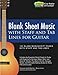 Blank Sheet Music with Staff and Tab Lines for Guitar: 100 Blank Manuscript Pages with Staff and Tab Lines