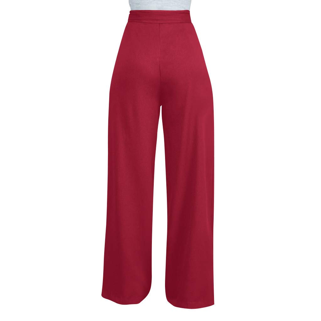 Mujer Pantalones Pantalones Largos Para Mujer Anchos Verano