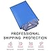 UCGOU Bubble Mailers 10.5x16 Inch Blue 25 Pack Poly Padded Envelopes Large #5 Mailing Packages Opaque Packaging Postal Self Seal Adhesive Waterproof Boutique Shipping Bags for Clothes