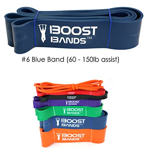Pullup Assistance Bands - Commercial Grade Pull Up Exercise Bands - 7 Different Assist levles to Choose from - Resistance Levels 5-180lb