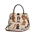 Signare Tapestry Hand Shoulder Bag Cross Body Purses Handbag Satchel Bag for Women In Cavalier King Charles Spaniel Dog Design|CONV-KGCS