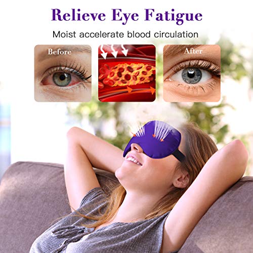 Unimi Sleep Mask Weighted Eye Mask for Puffiness, Pink Eyes, Headache