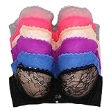Youmita 6 Pack Lace Covered D, DD Cup