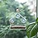 Window Bird Feeder - Built to Last A Lifetime - Decorate Your House with Beautiful Wild Birds - 100% Clear Acrylic Plastic with 3 Strong Extra Suction Cups Included -Improved Version-Great Gift Idea
