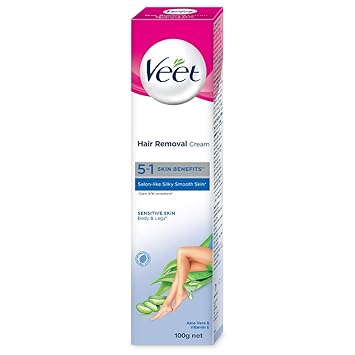 Buy Veet Silk Fresh Hair Removal Cream Sensitive Skin 100 G
