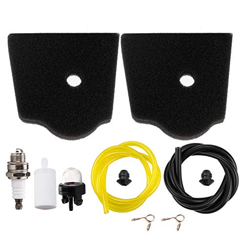 Leopop 537143101 Air Filter with Fuel Line Filter Grommet for Husqvarna Parts 322C 322L 323L 323R 325CX 325LX 325RJX 325RX 326C 326L 326LX 326L 326LDX 326RX String Trimmer