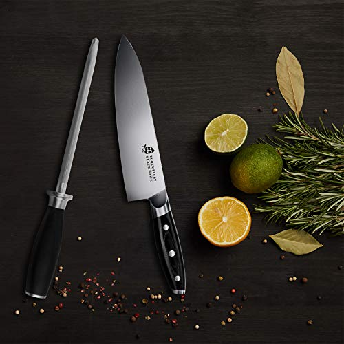 TUO Knife Sharpening Kit Honing Steel 8 Inch Knife Sharpeners for