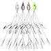 Corki 5 Arms Alabama Umbrella Rig Fishing Lure Bait Rigs with Barrel Swivels for Bass Lures