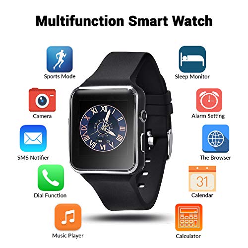 TagoBee Smart Watch TB01 Bluetooth SmartWatch Touch Screen Fitness Tracker with SIM SD Memory